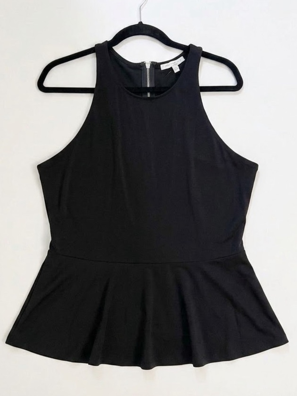 Express Black Peplum Tank Top